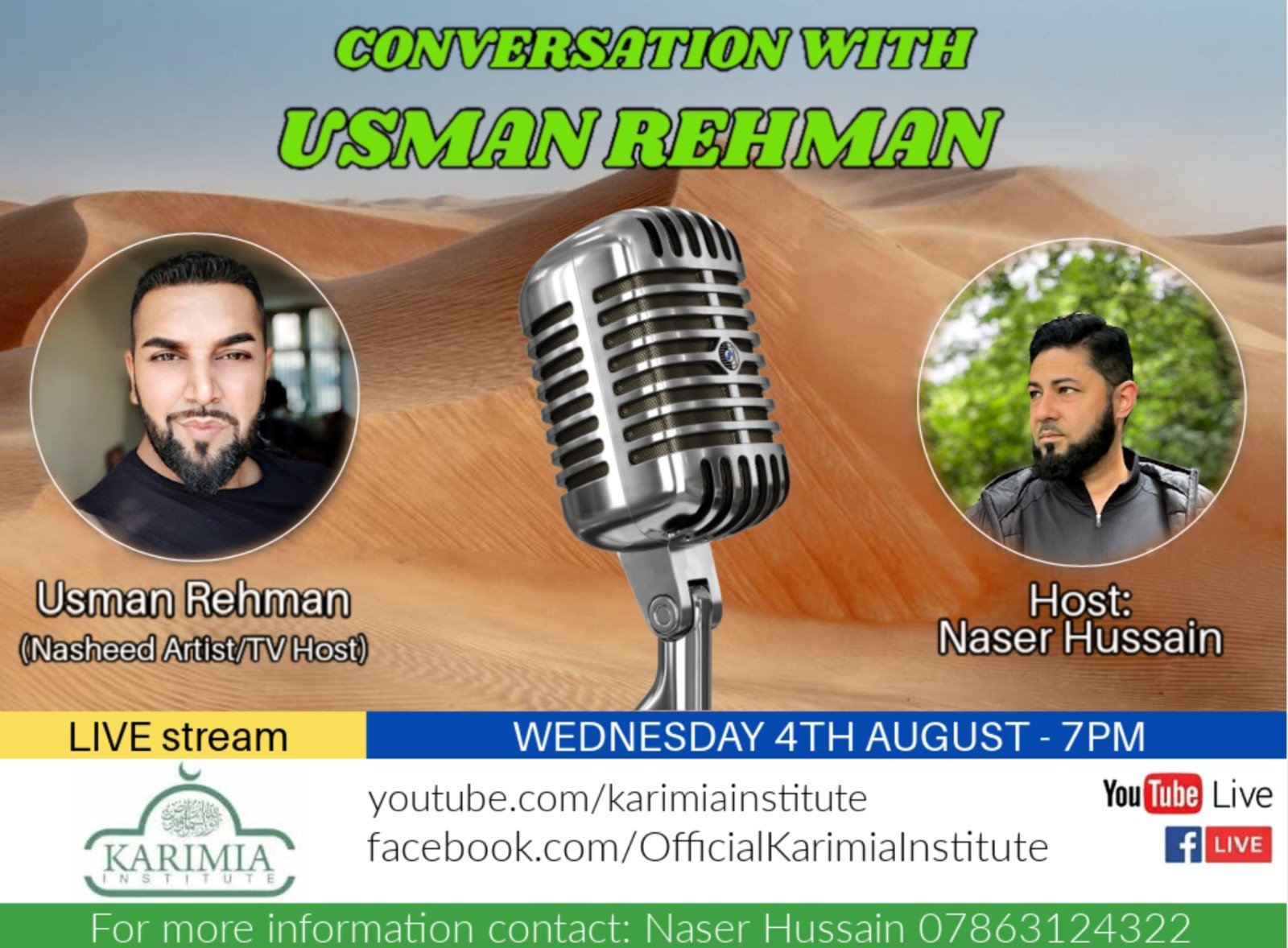 Conversation with Usman Rehman